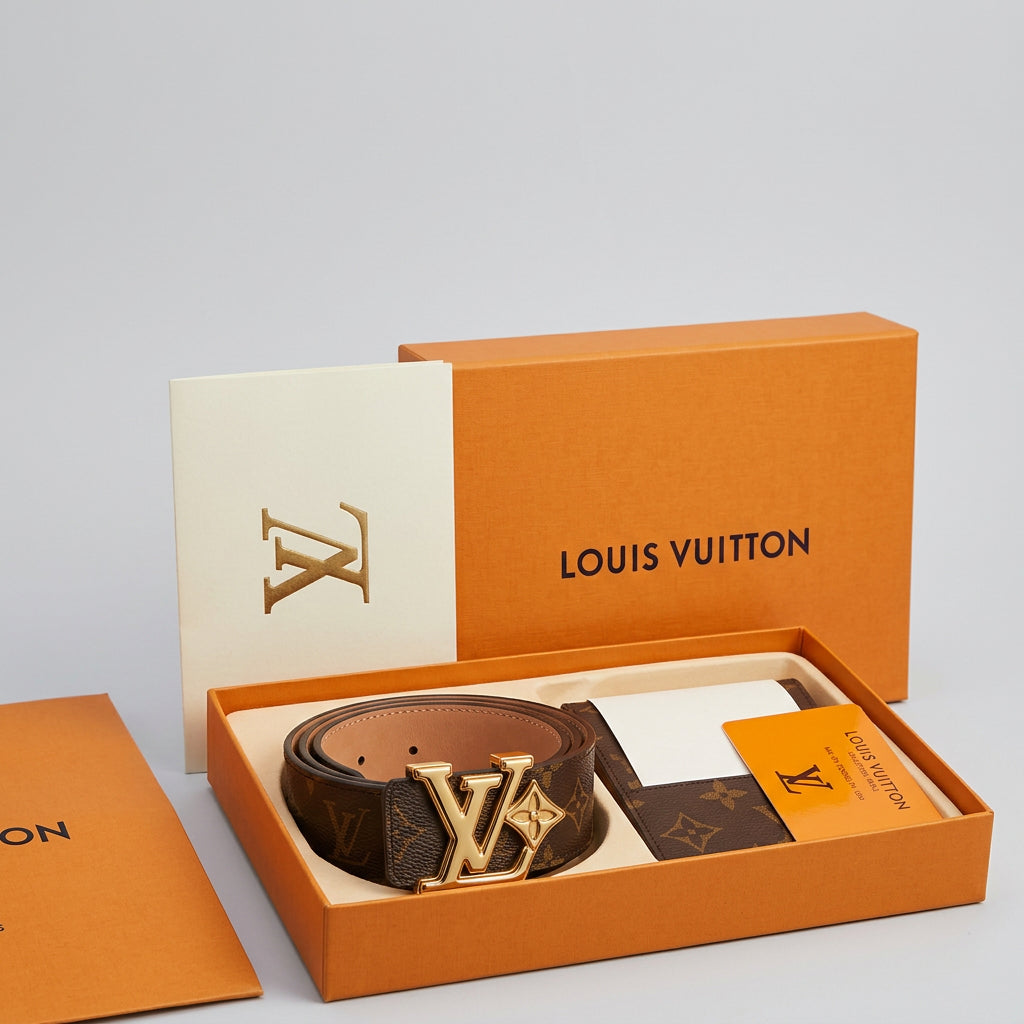 Louis Vuitton Belt & Wallet Set