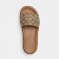 Coach Signature Canvas Sandals