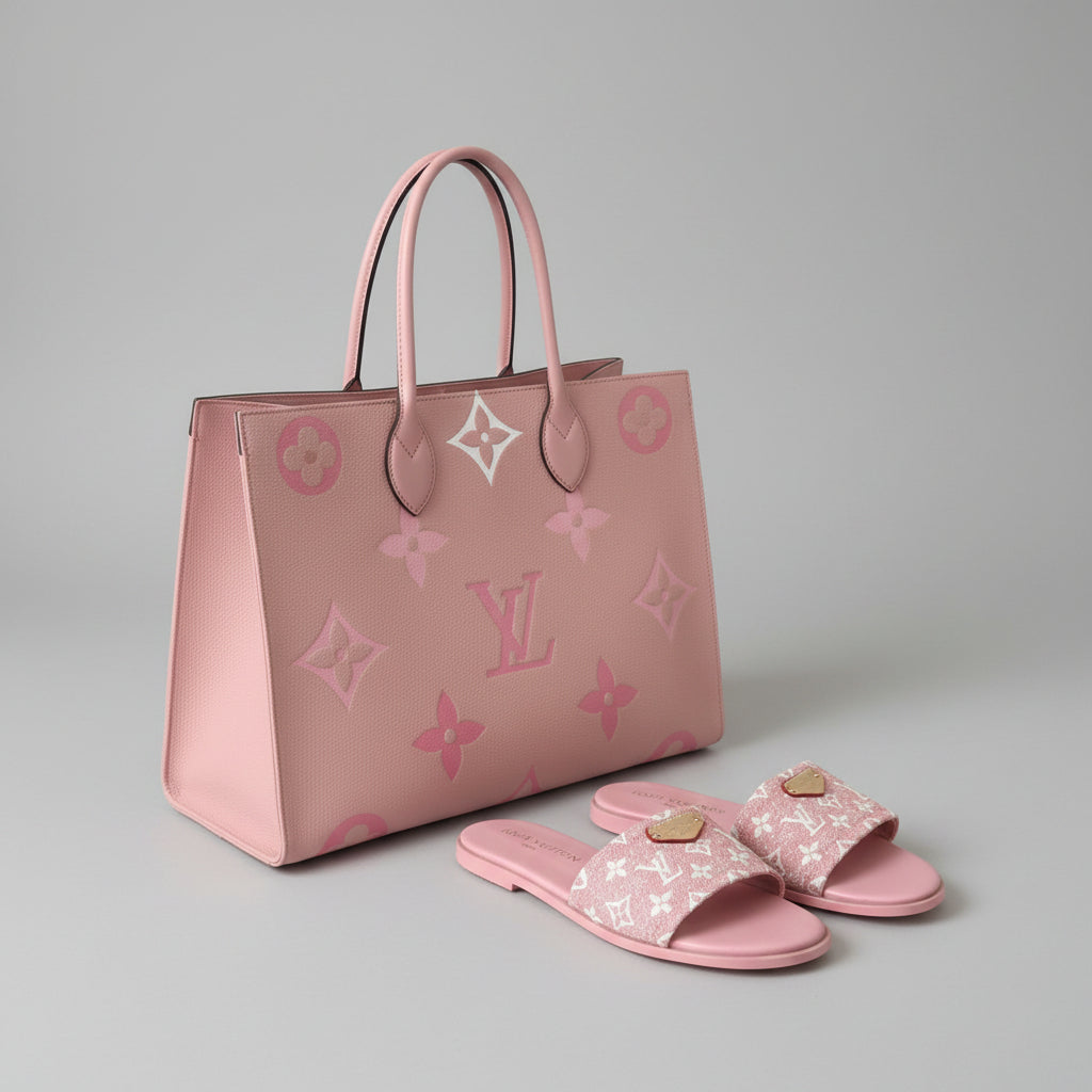 Louis Vuitton Lock It Flat Mule – Monogram Denim