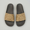 Coach Signature Monogram Slide Sandals