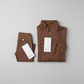 Lululemon Set Gold Zipper Jacket with Shorts