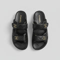 Chanel Quilted CC Sandals