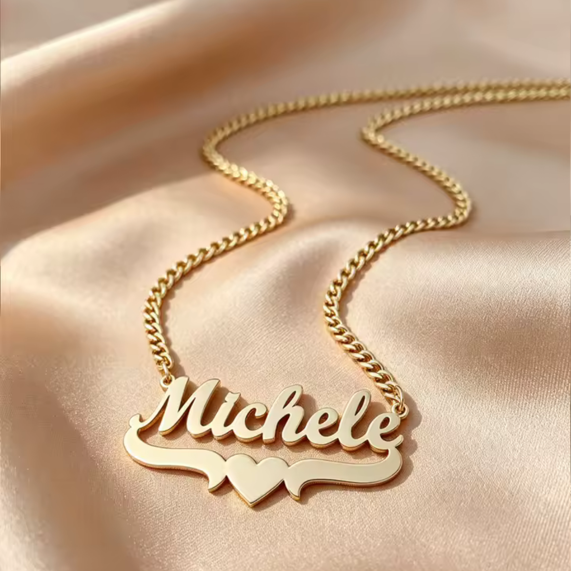 18k Gold Plated Custom Name Bamboo Hoop Earrings