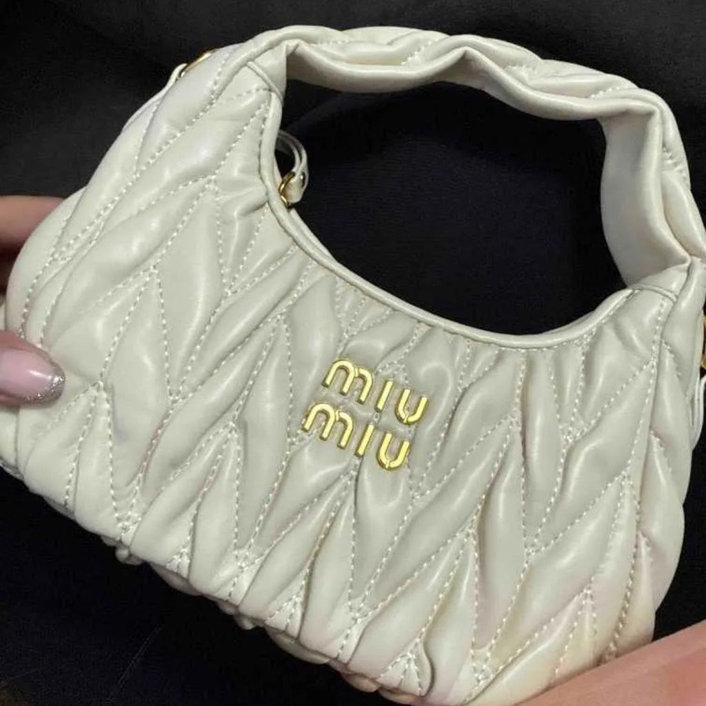 Miu Miu Matelassé Mini Hobo Bag