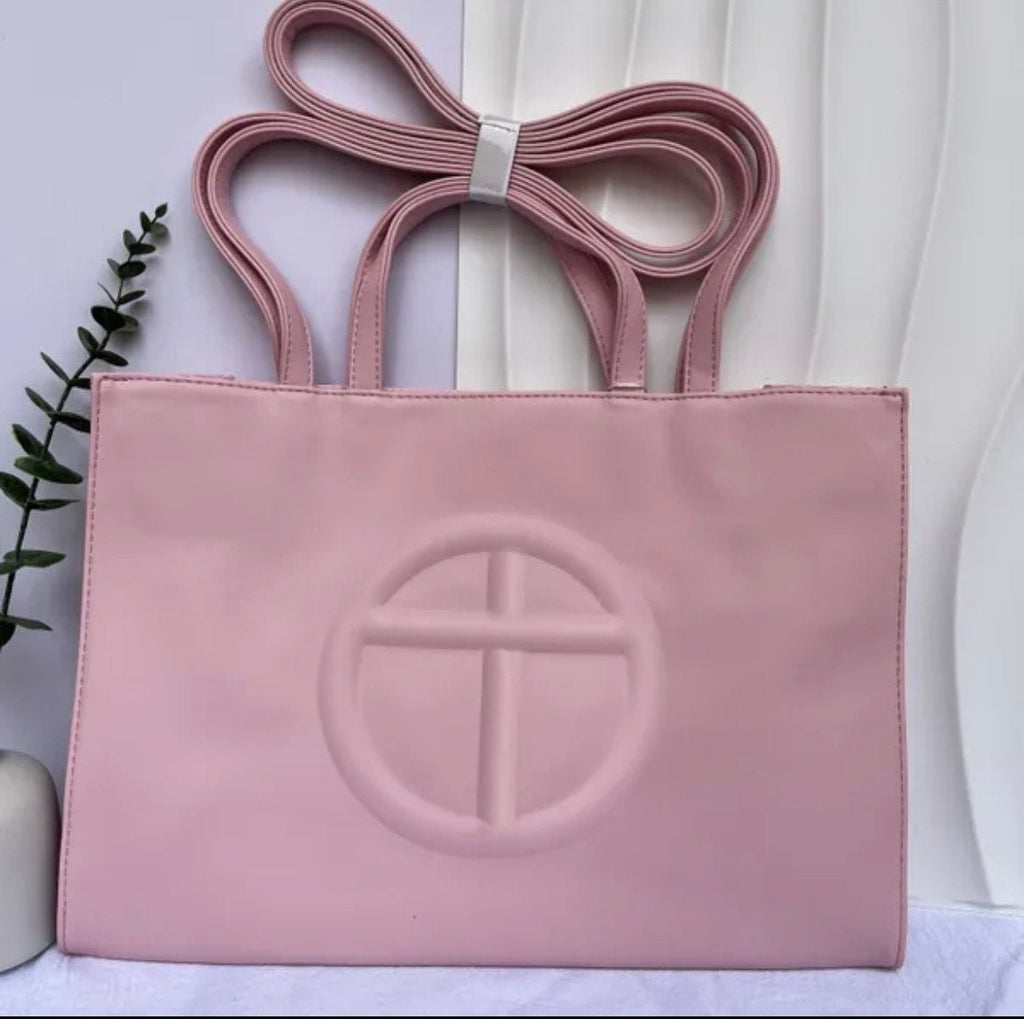 Telfar Shopping Bag side view