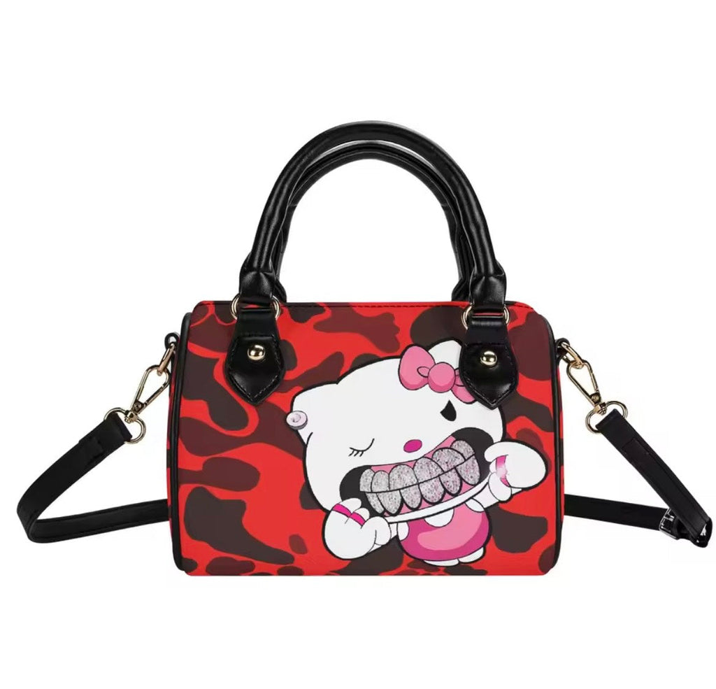 Hello Kitty Camo Mini Satchel - Blue