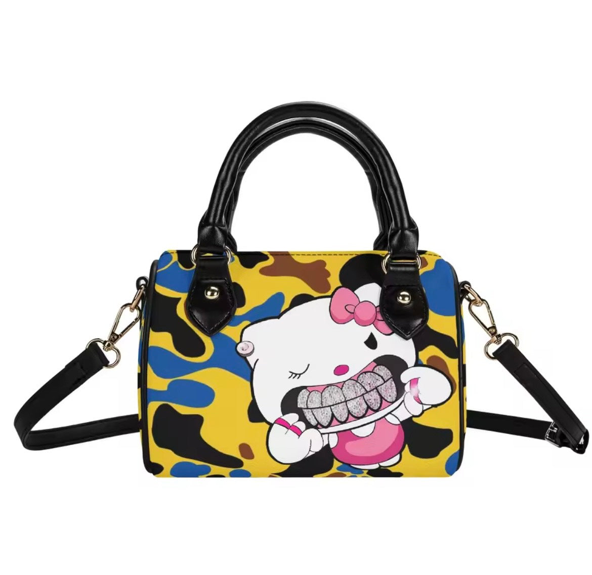 Hello Kitty Camo Mini Satchel - Multi