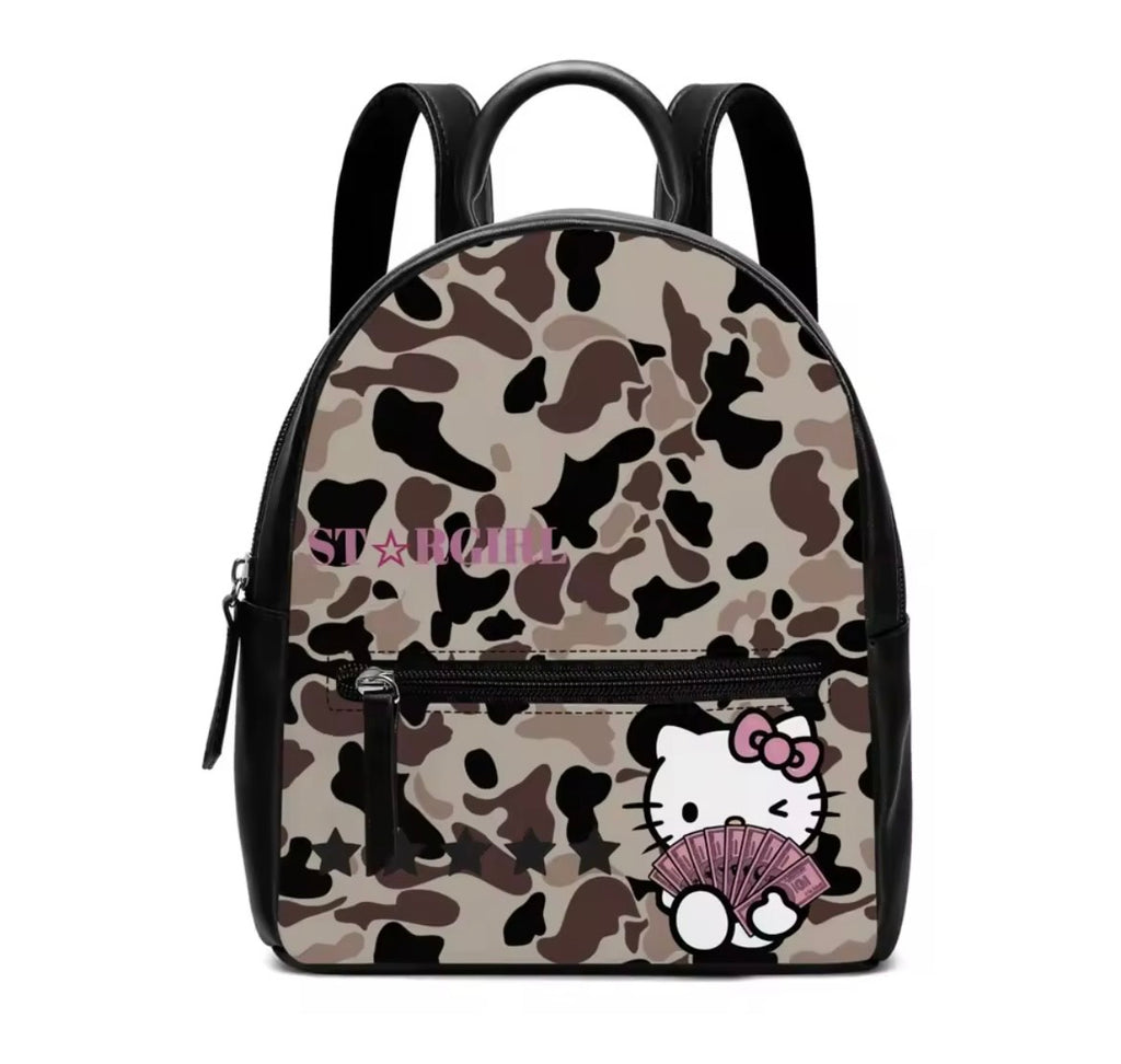 Love & Luxury Backpack - Tan Camo