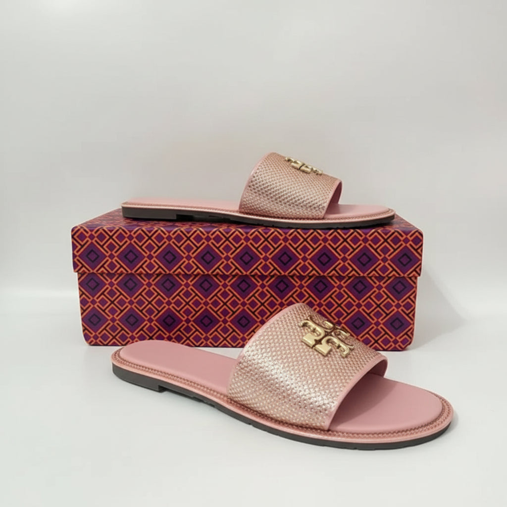 Tory Burch Slide - Pink Rhinestone