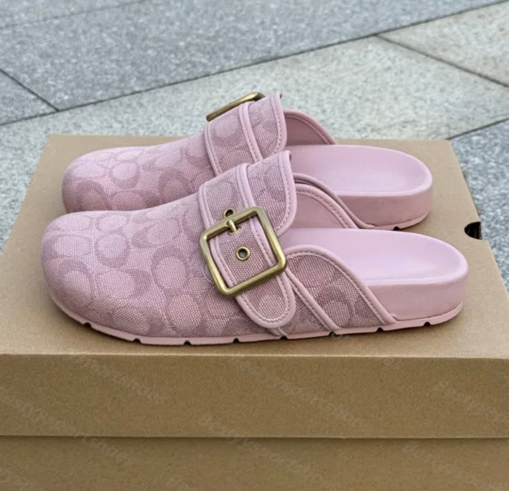 Coach Signature Clogs - Pink
