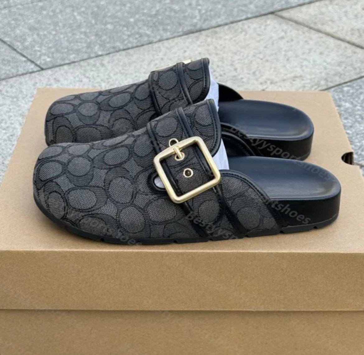 Coach Signature Clogs
