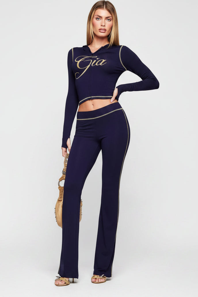 Gia Two-Piece Set - Snake Print