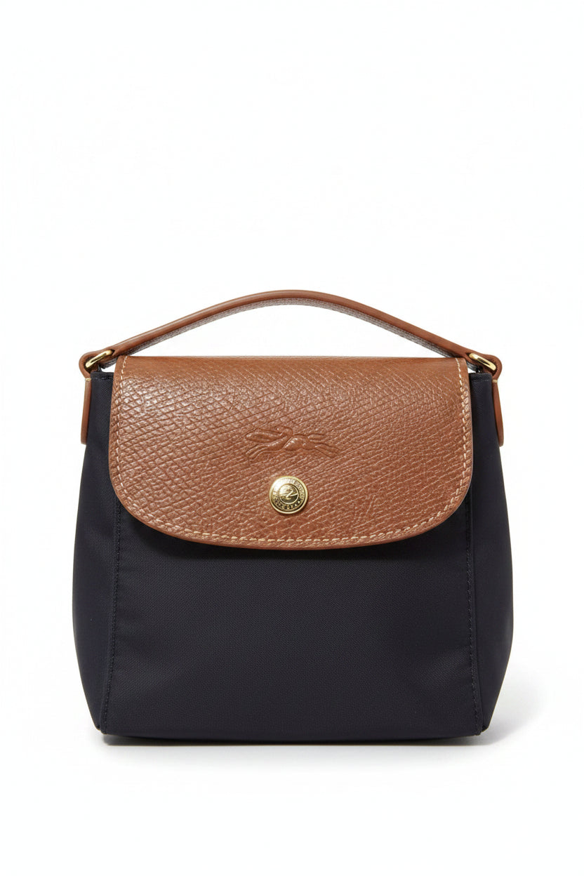 Longchamp Le Pliage tote bag in navy blue