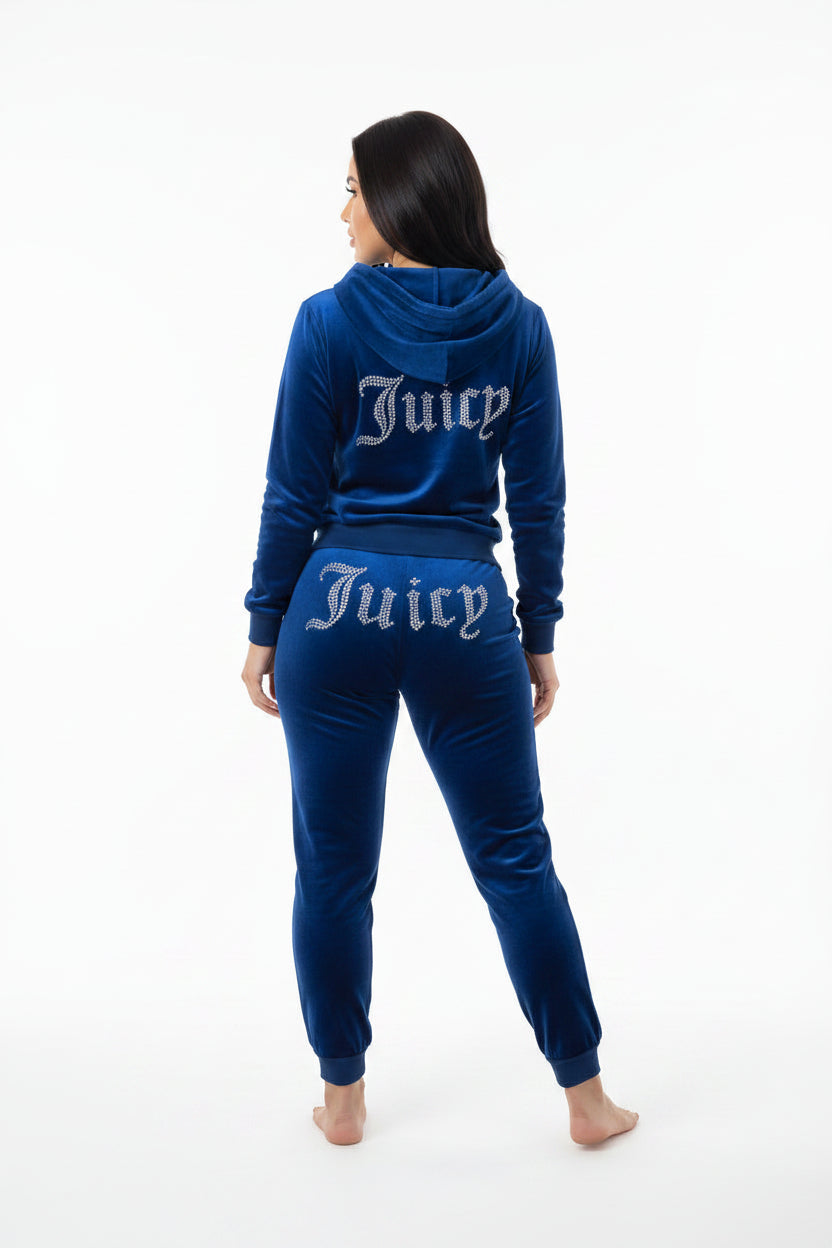 Juicy Couture hot pink velour tracksuit