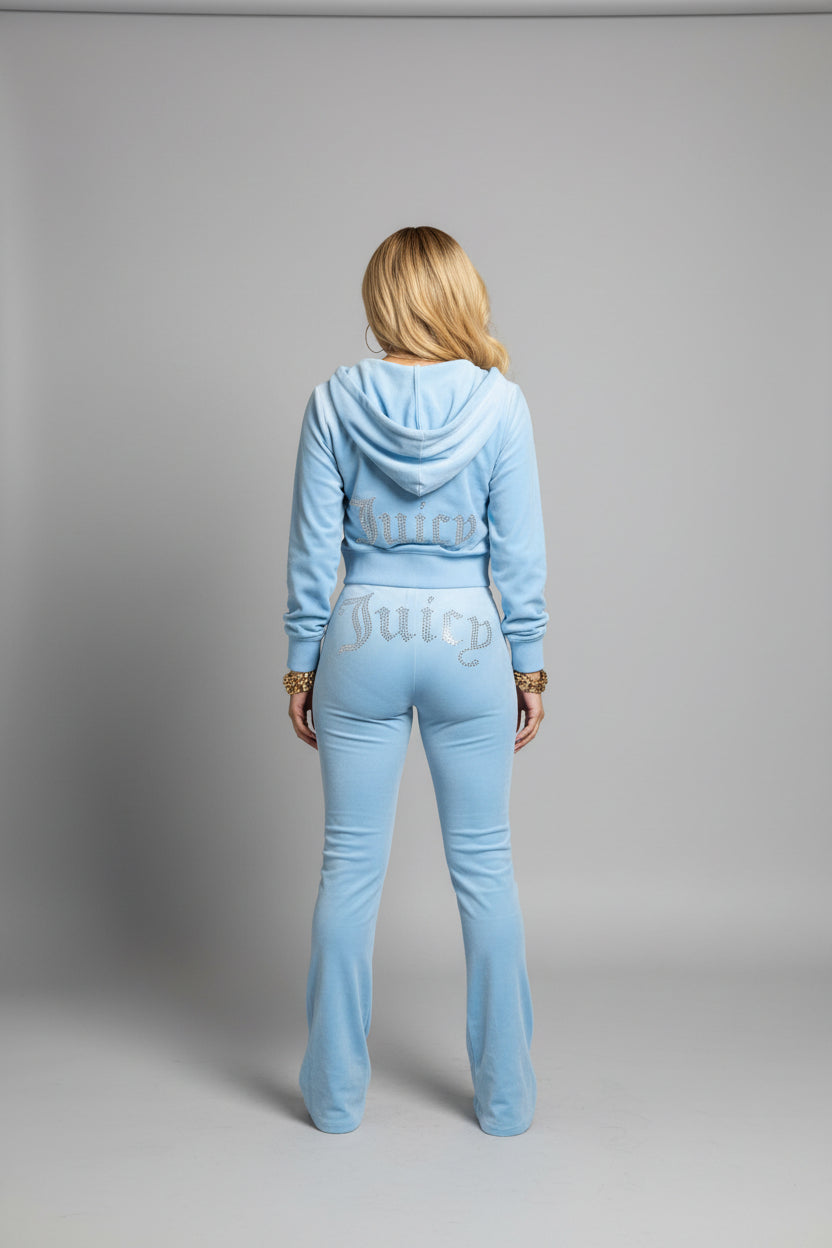 Juicy Couture velour tracksuit detail