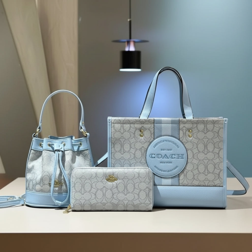 Coach Signature 3-Piece Bag Set