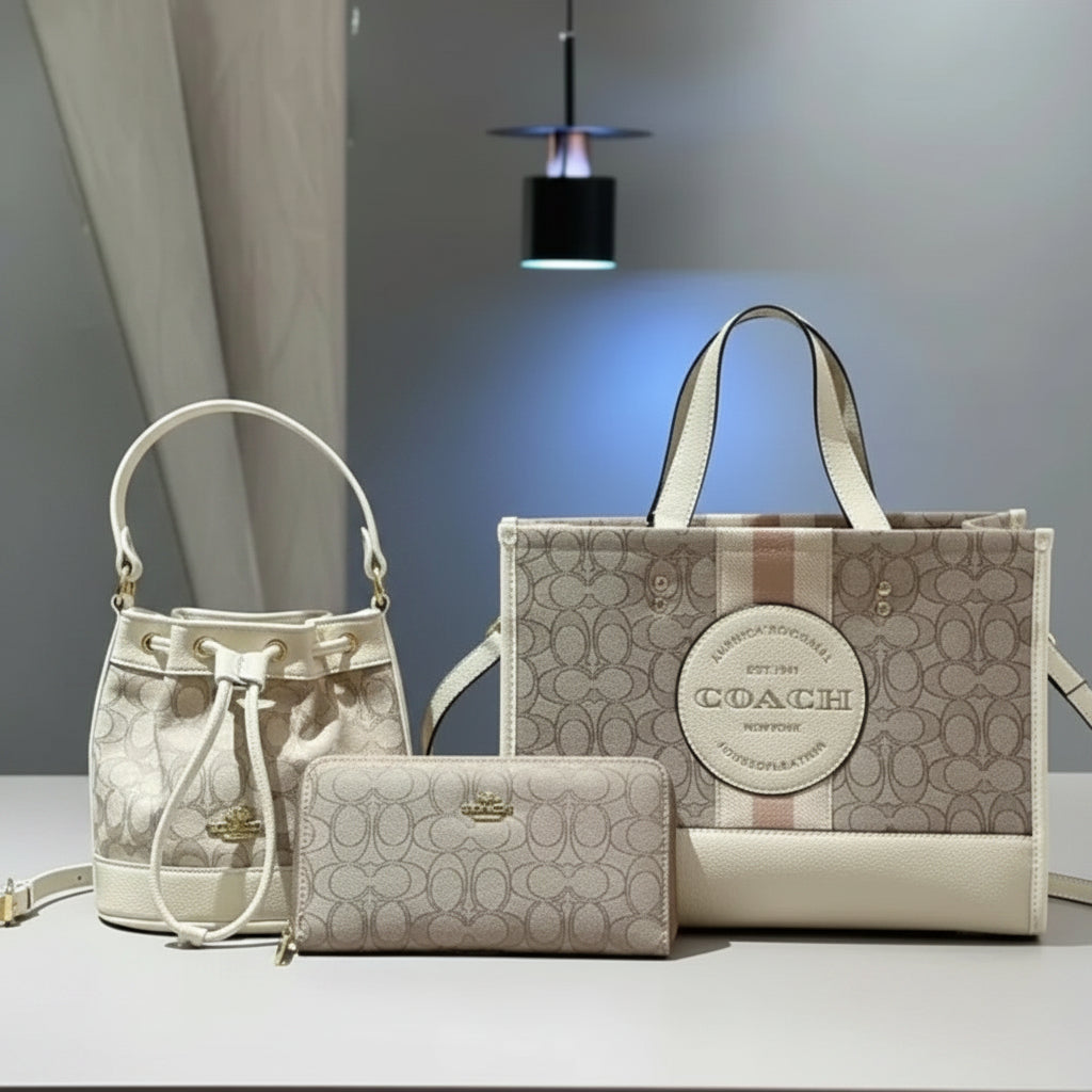 Coach Signature 3-Piece Bag Set
