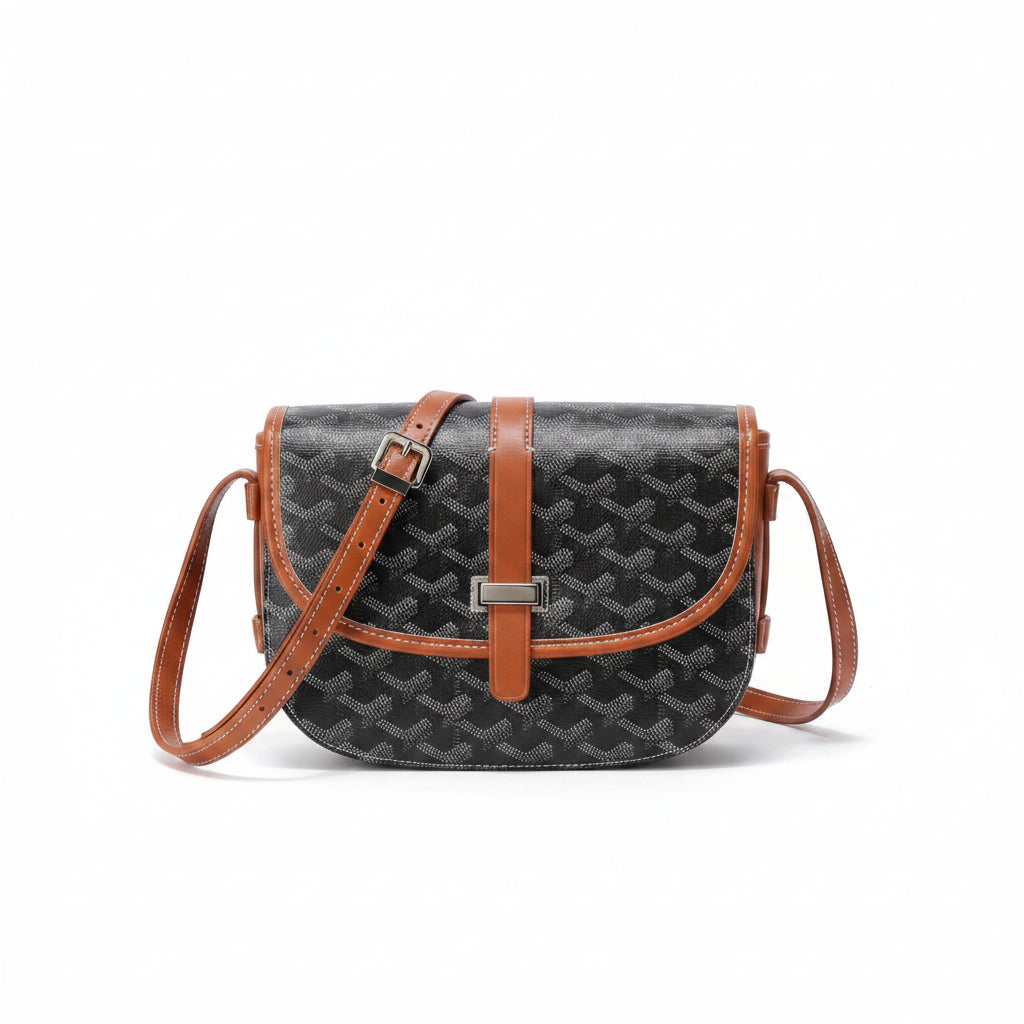 Goyard Belchamp Saddle Bag - Brown