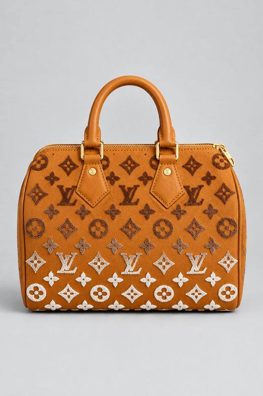Monogram Top-Handle Satchel