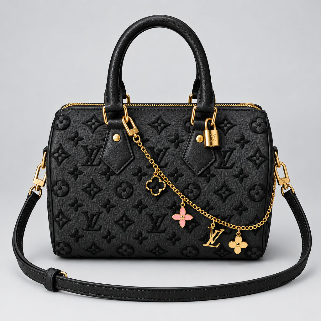 Monogram Top-Handle Satchel