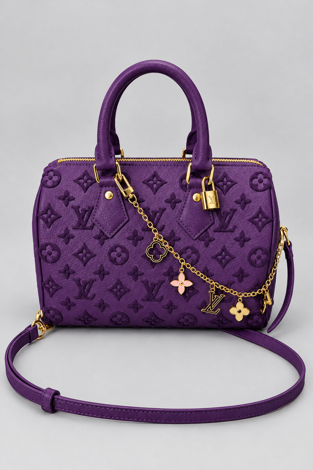 Monogram Top-Handle Satchel