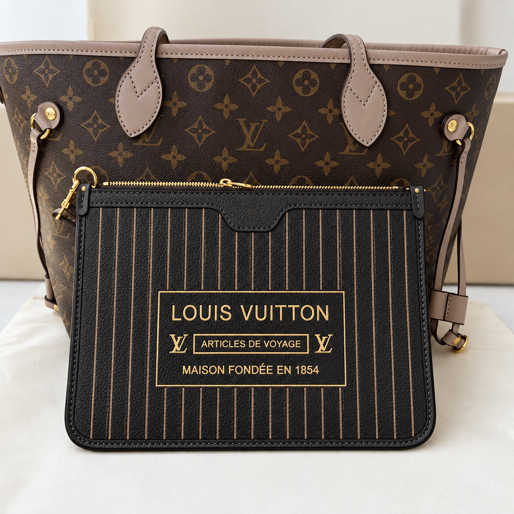 Louis Vuitton Neverfull Bandoulière Tote Bag