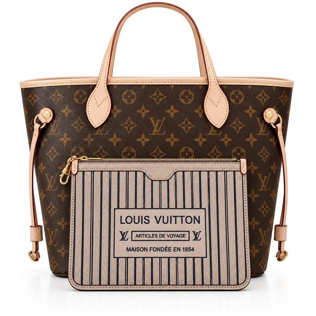 Louis Vuitton Neverfull Bandoulière Tote Bag
