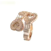 Luxury Crystal Baguette Ring