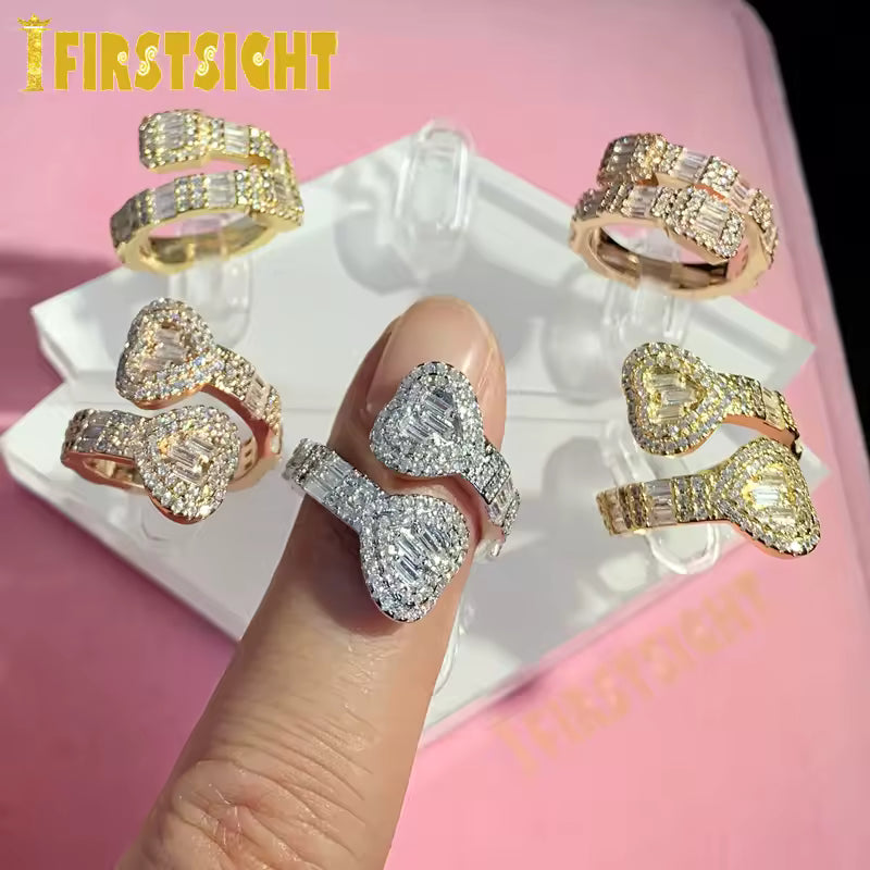 Luxury Crystal Baguette Ring