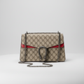 Gucci Monogram Snake Clasp Chain Bag