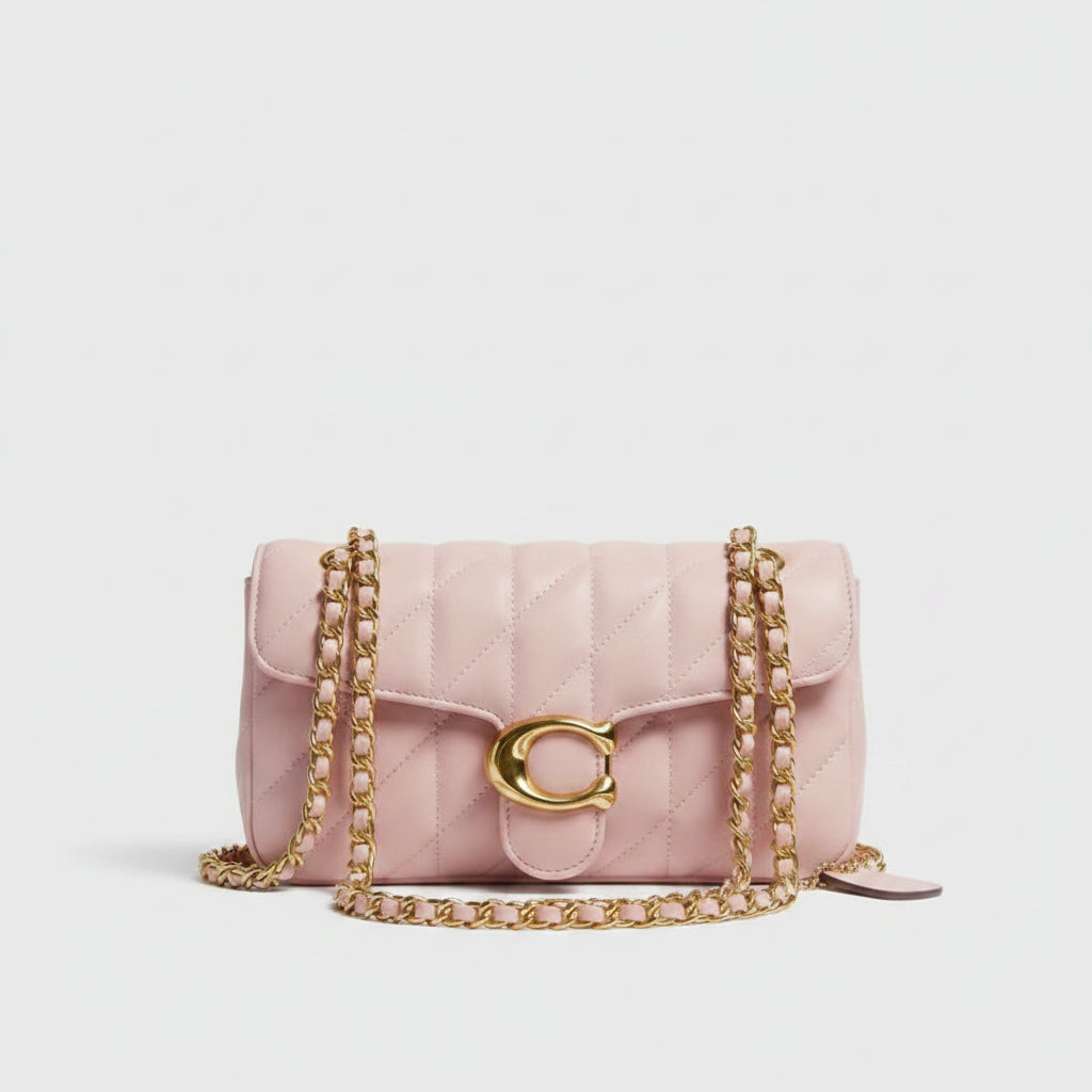 Quilted Chain Flap Bag