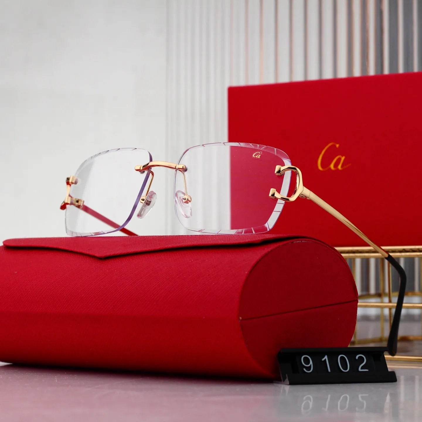Premium Rimless Designer Sunglasses